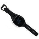 Adjustable rubber band that fits most adults.