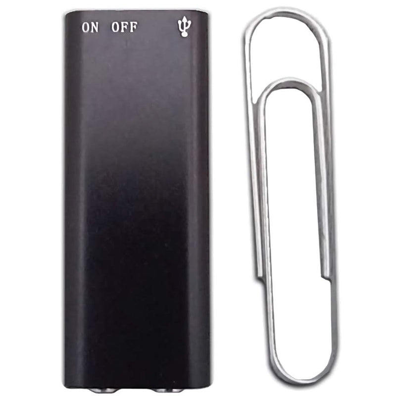 The World's Smallest Micro Voice Recorder is no bigger than a small paper clip! Voice Activated