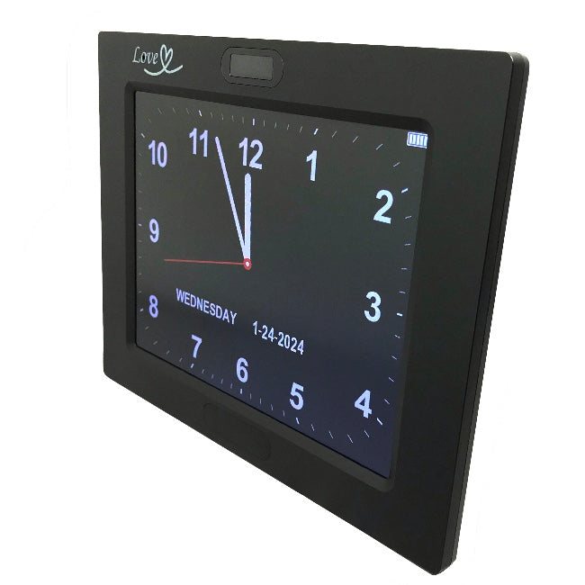 2K Digital Clock Security Camera and Calendar | Motion Activated
