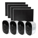 4 Outdoor Simple To Setup Wi-Fi Security Camera with Solar Panel Kit