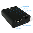 Lightweight and small. The built-in magnet allows for deployment on any metal surface.