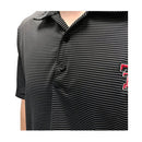 Mini WIFI DIY Hidden Camera With Button Attachment Body Worn Button Camera Kit With Audio Being Worn On a Polo Shirt. Battery Operated With WIFI Functionality