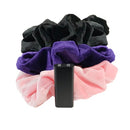 The three scrunchie hair tie audio recorder pack includes three different scrunchies and a single voice activated audio recorder