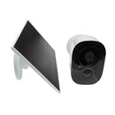 easy to setup outdoor wifi camera with solar panel