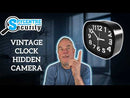 SpyCentre | 4K Motion Activated | Vintage Mid-Century Table Clock Motion Activated Nanny Camera | Review