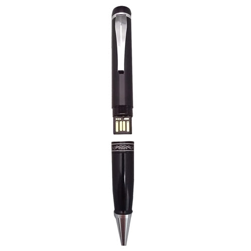 Audio Recorder Pocket Pen Recorder 31 Hour Voice Recording Pen Voice  Activated Recorder Spy Pen. Simply unscrew the center of the unit to reveal the USB port for quick download & charging.