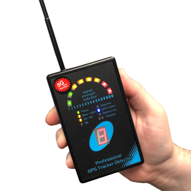 Easy to read sensitivity meter helps identify wireless signals.