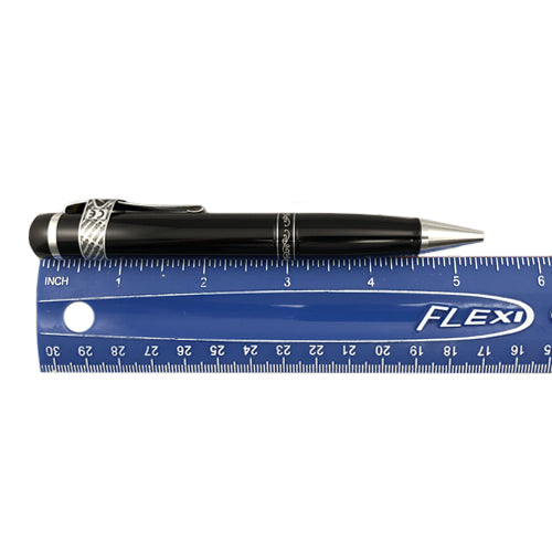 No bigger than any other normal pen, people will never know this is actually an audio recorder.