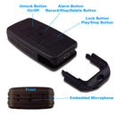 Fob Audio Recorder Simple Two Button Activation Play Back Through The Device With Headphones With Hidden USB Location Identified
