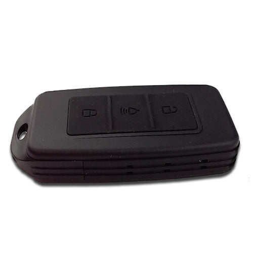 Covert Key FOB Car Voice-Activated Recorder Side View Resembles Any Modern Car Key FOB