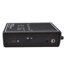 Lightweight durable plastic case.