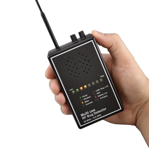 Palm sized wireless frequency finder.