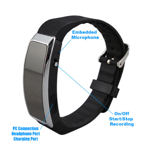 Clear voice recording with an embedded amplified mic.