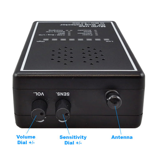 Sensitivity and volume tuner.