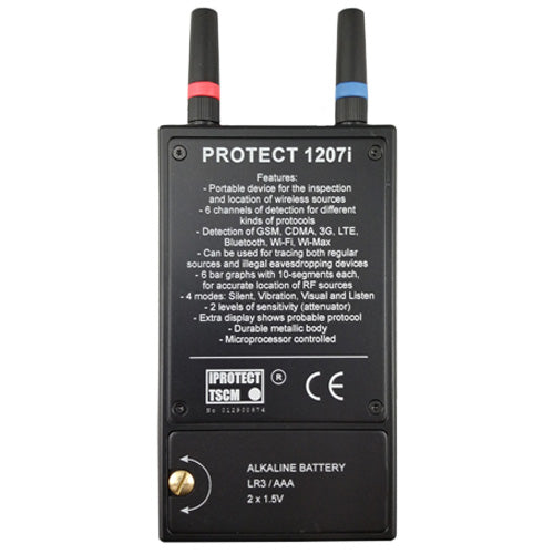 Uses two triple AA batteries that are included.