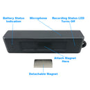 Removable magnet allows for you to stick this to any metal surface.