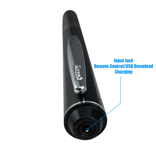 Advanced Spy Pen. Playback audio files through the device or on a computer with the included cables.