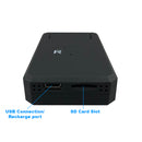 It supports up to a 128GB SD card that can store up to 156 hours of high-definition video and audio.