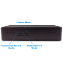 Day or night recording, just turn on the built-in IR function to record at night with no lighting.