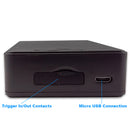 Record modes available: motion, continuous and scheduled recording.