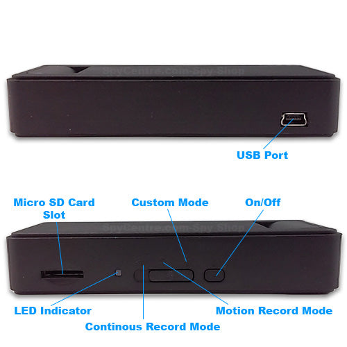 Battery Life: 10 Hours continuous recording, 90 days standby in vibration record mode.